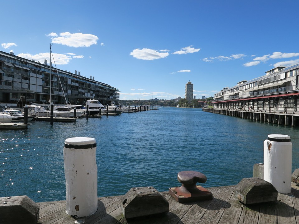 Australia - Sydney - The rocks, anciennes jetées reconverties en studio, ateliers artistes, resto...et marina