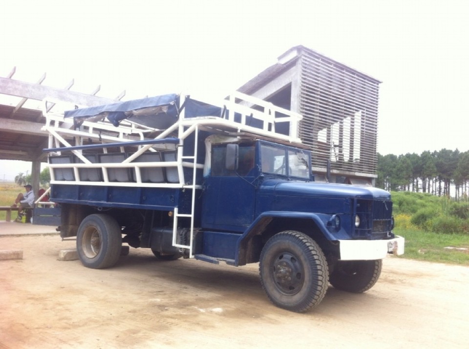 Uruguay - Cabo Polonio - one of the trucks taking us over the dunes to the cape