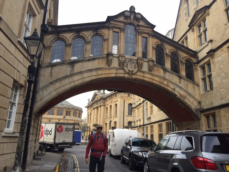  - United Kingdom, Oxford - Bridge of Sighs (Hertford Bridge) built 1913. It links the two quadrangle at Hertford College and resembles the Rialto Bridge in Venice. 