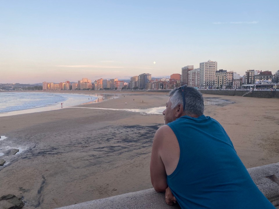 Spanien - Gijón - Am Abend in Gijon 