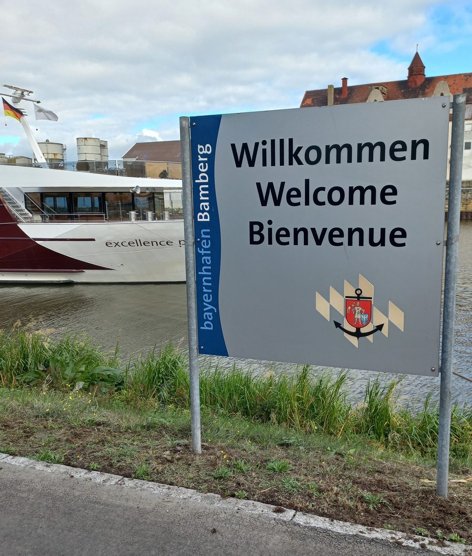 Deutschland - Bamberg - Liegeplatz Bayernhafen Nr. 5.