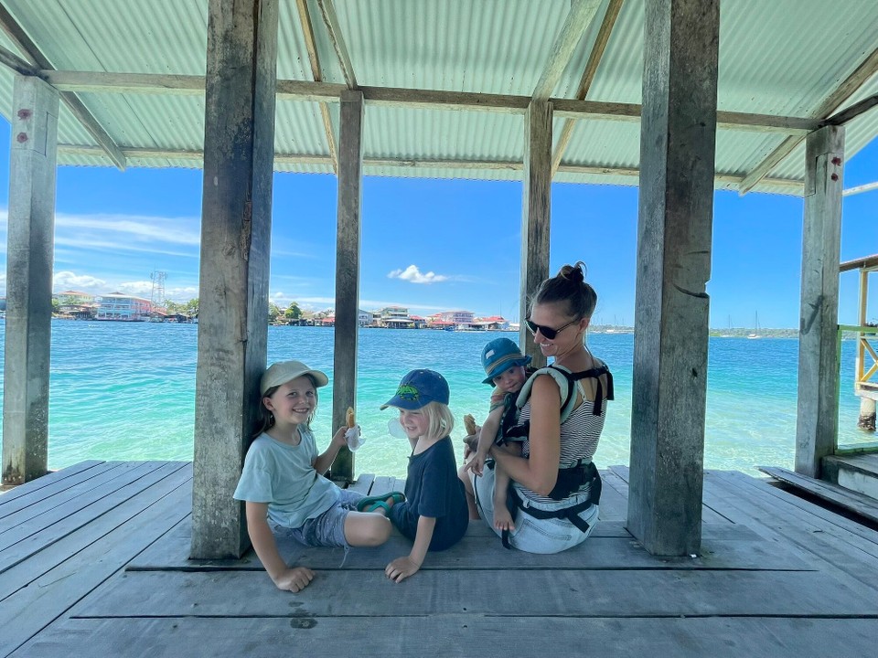Panama - Carenero Island - Empanada Pause.
