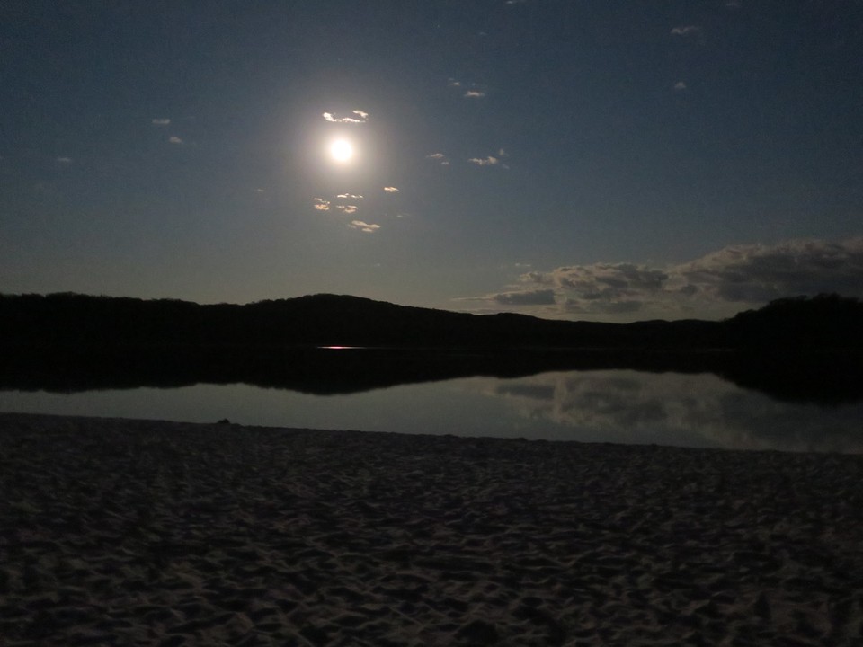 Australia - Fraser Island - Éclairé seulement par la pleine lune