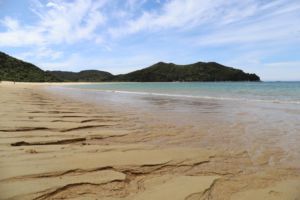Neuseeland - South Island -  Ankunft in Onetahuti - bei Ebbe 