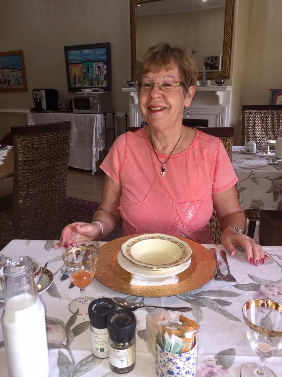 Südafrika - Stellenbosch - Frühstück Hoopenburg