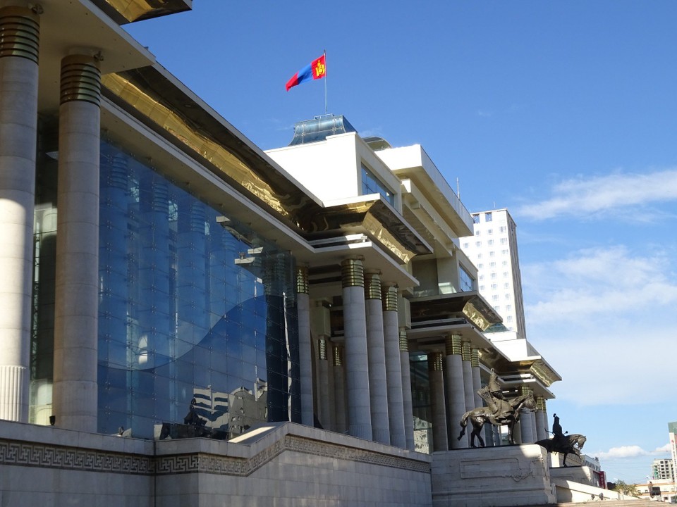 Mongolia - Ulaanbaatar - Sukhbaatar Square