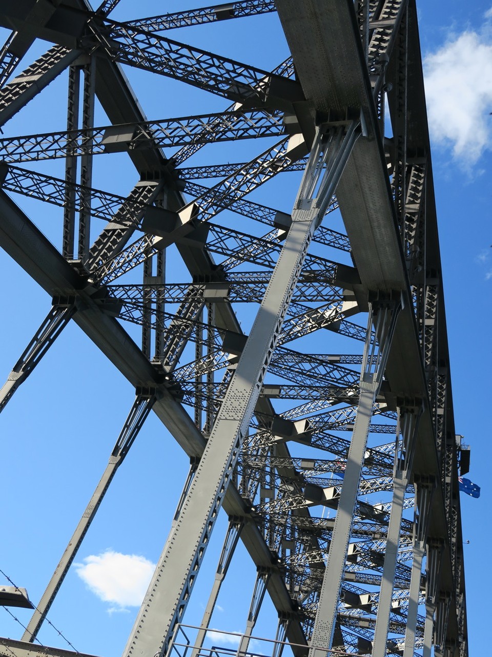 Australia - Sydney - Harbor bridge, pont le plus large 48 m et a 132 m au dessus de la mer