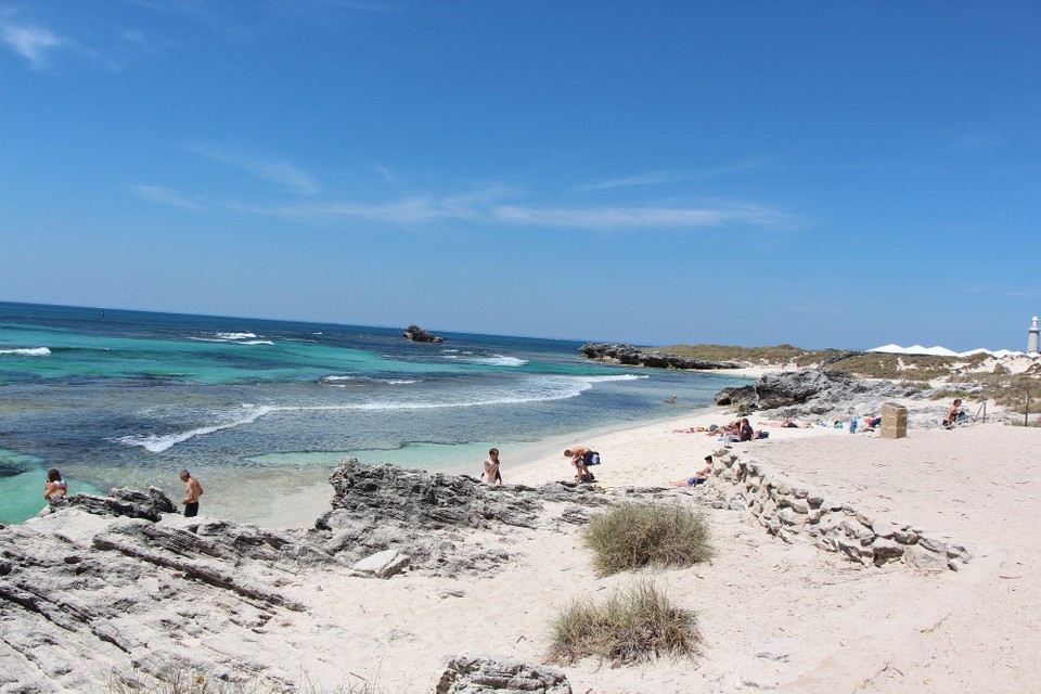 Australien - Rottnest Island - Traumhaft klares Wasser hat zum Baden nur so eingeladen.