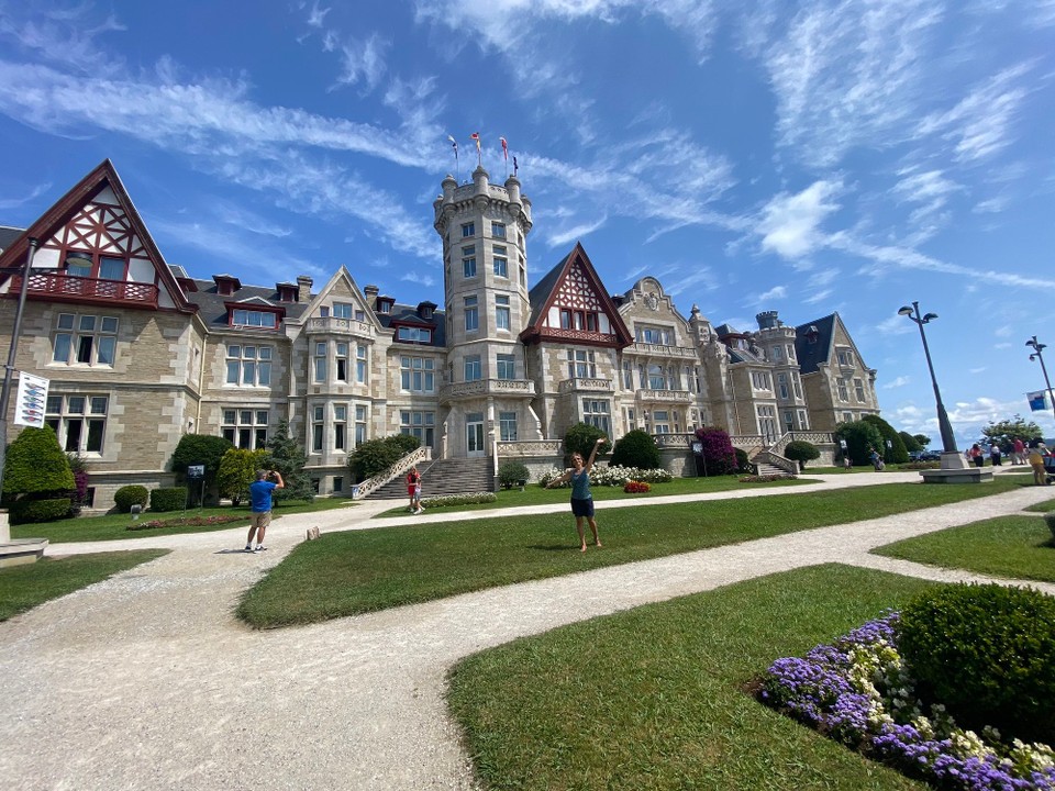 Spanien - Santander - Das Sommerschloss, ganz oben im Park