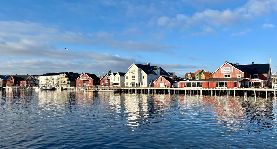 Norwegen - Bøstad - Bryggehotel Henningsvær