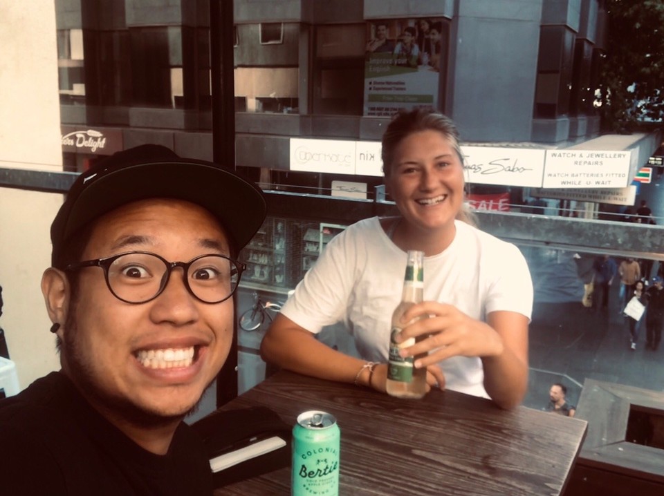 Australien - Melbourne - Nice to see you again Phong. Apple Cider geht immer. 