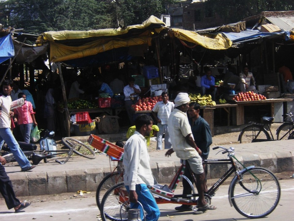 Indien - Agra - Wer ein Fahrrad besitzt gilt als wohlhabend