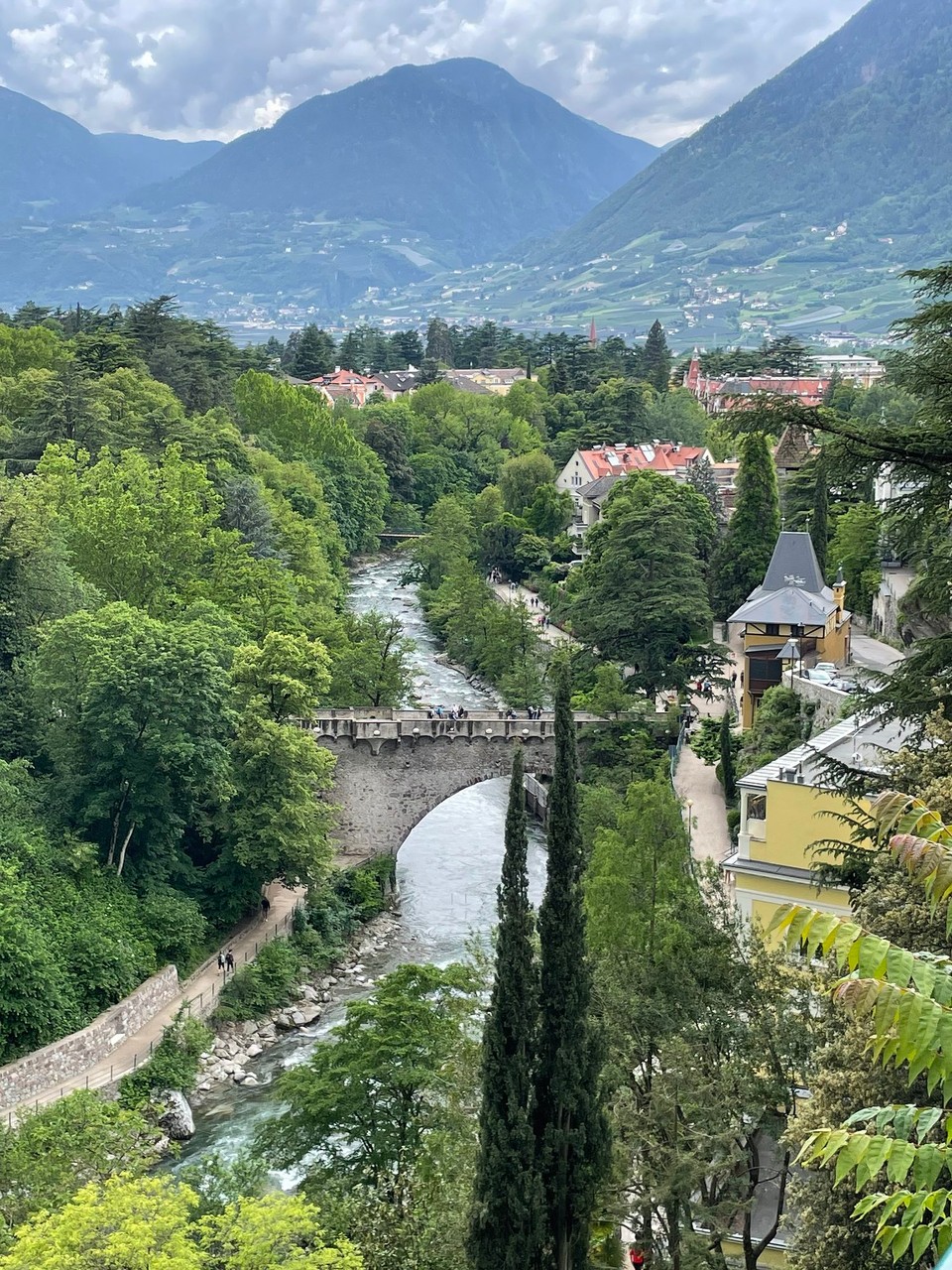 Italien - Meran - Der Fluss: die Passer