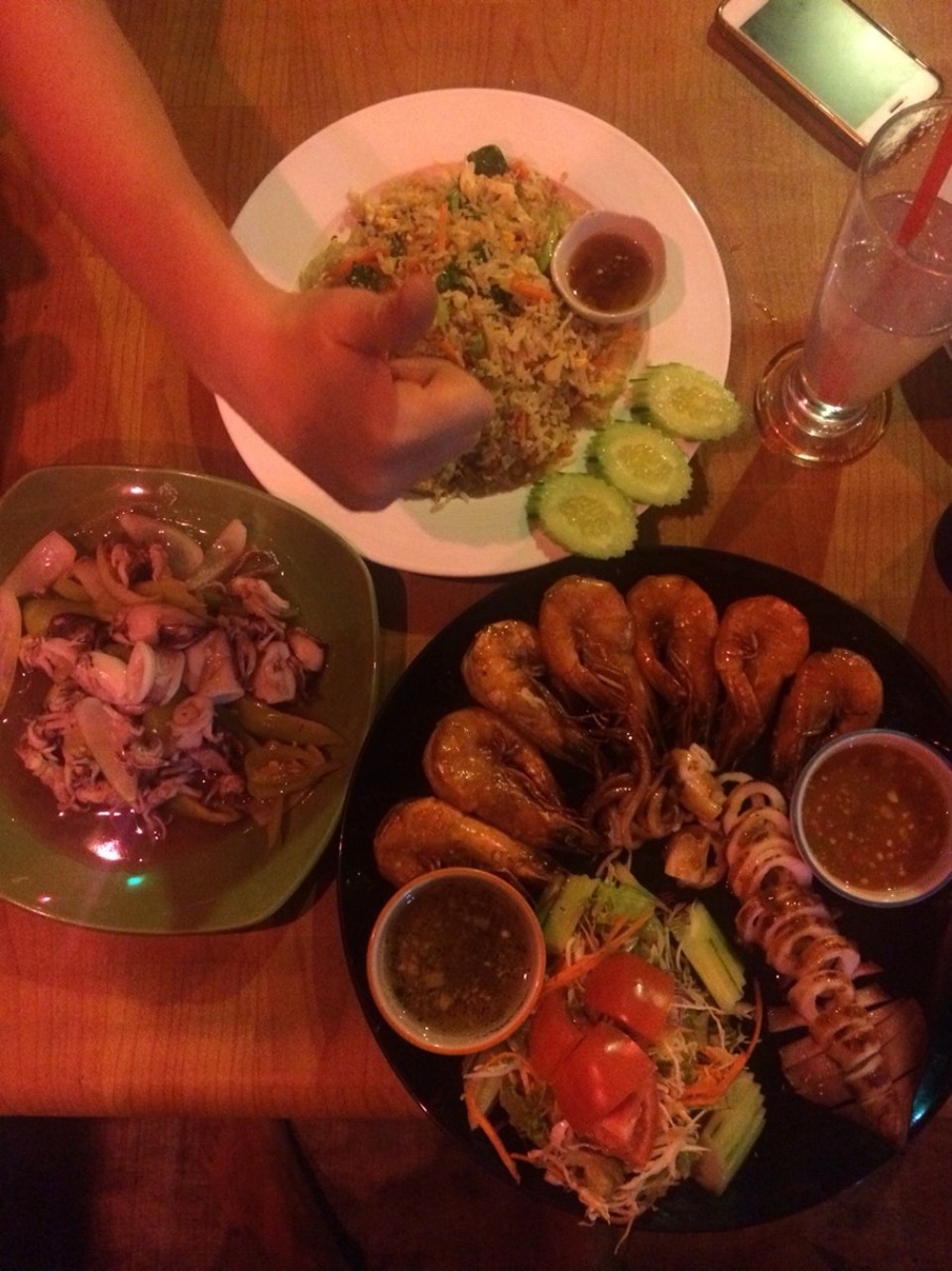 Thailand - Ko Phangan - Restaurant "Nong M Seafood" - Food PORN für kleines Geld!!