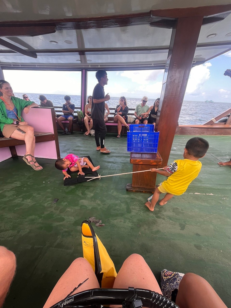 Thailand - Ko Pha-ngan - These kids were having a fab time during the safety briefing 