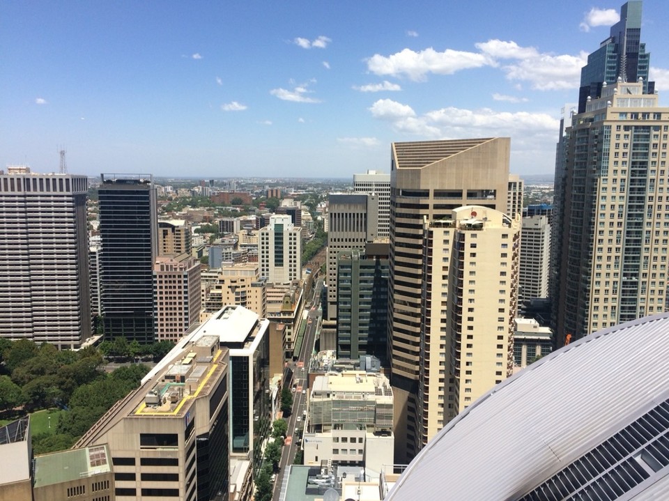 Australien - Sydney - Ausblick von unserer Dachterrasse 