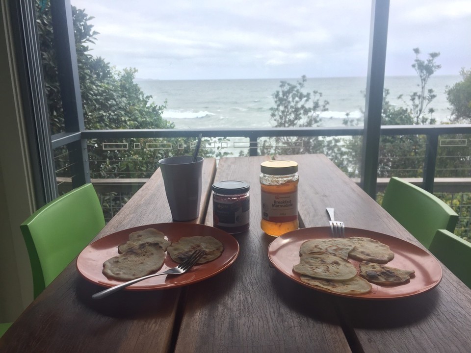  - Australia, Bonny Hills Caravan Park - Palacsinta bbq sütőn készítve