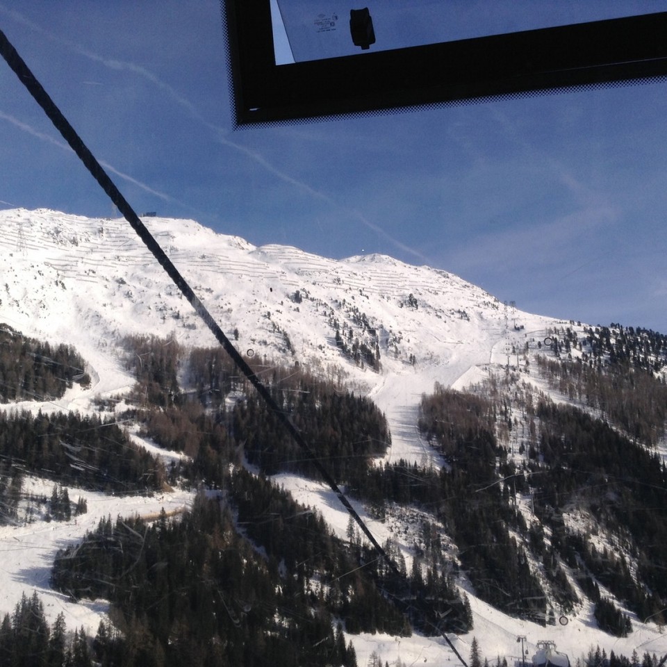 Österreich - Ischgl - Abfahrtspiste: Idalp ins Zentrum von Ischgl