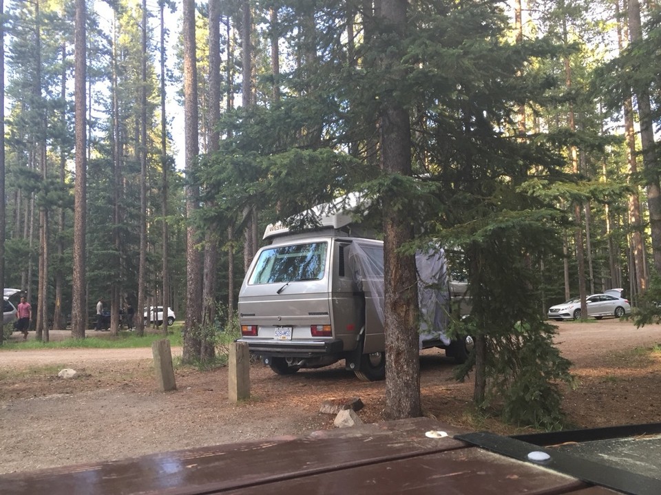 Canada - Lake Louise - Ons veilige plekje tussen de tenten