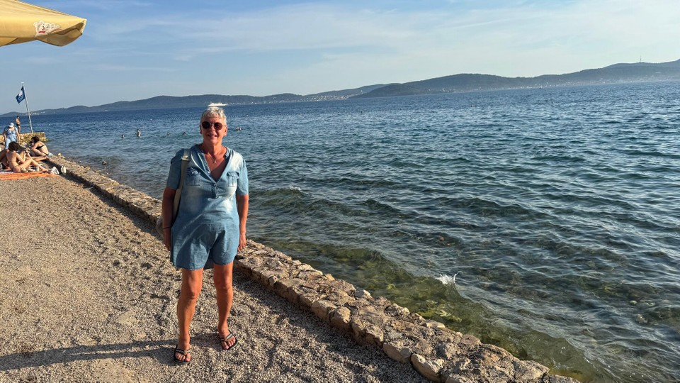 Kroatien - Zadar - Natürlich gab es dann wieder ein Bad in der Adria.bei 35 Grad ist dann das Wasser mit 22 Grad eine willkommene Abkühlung.