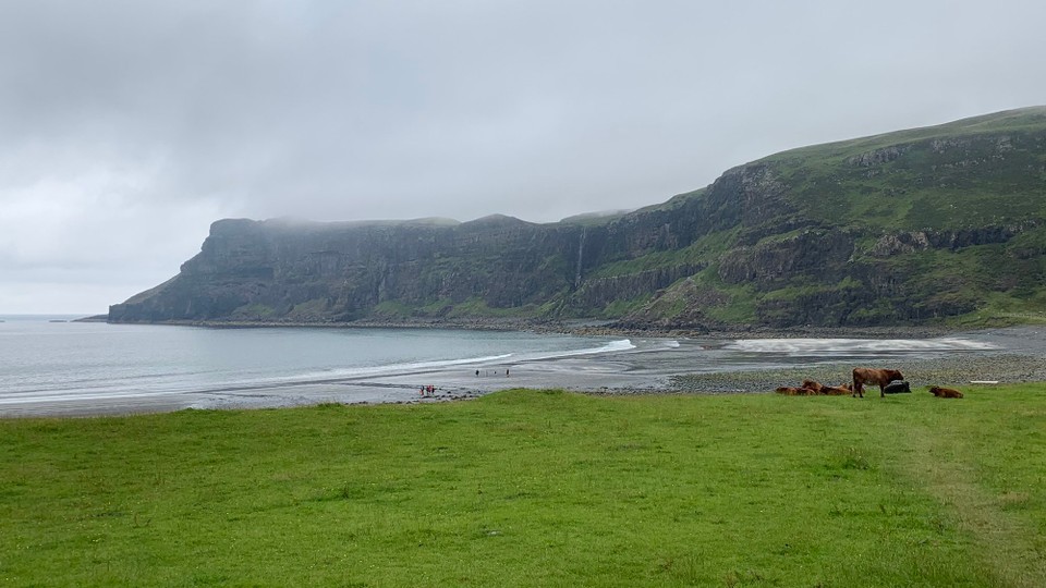 Vereinigtes Königreich - Kyle - Das isch d Talisker Bay Beach - ar Weschtküschte vor Isle of Skye. 