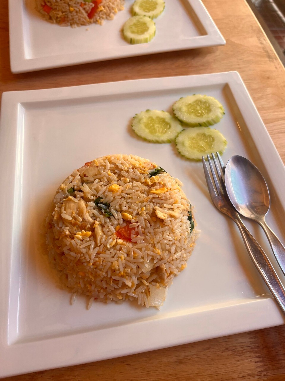 Thailand - Mueang Krabi - Chicken fried rice of course for dinner 