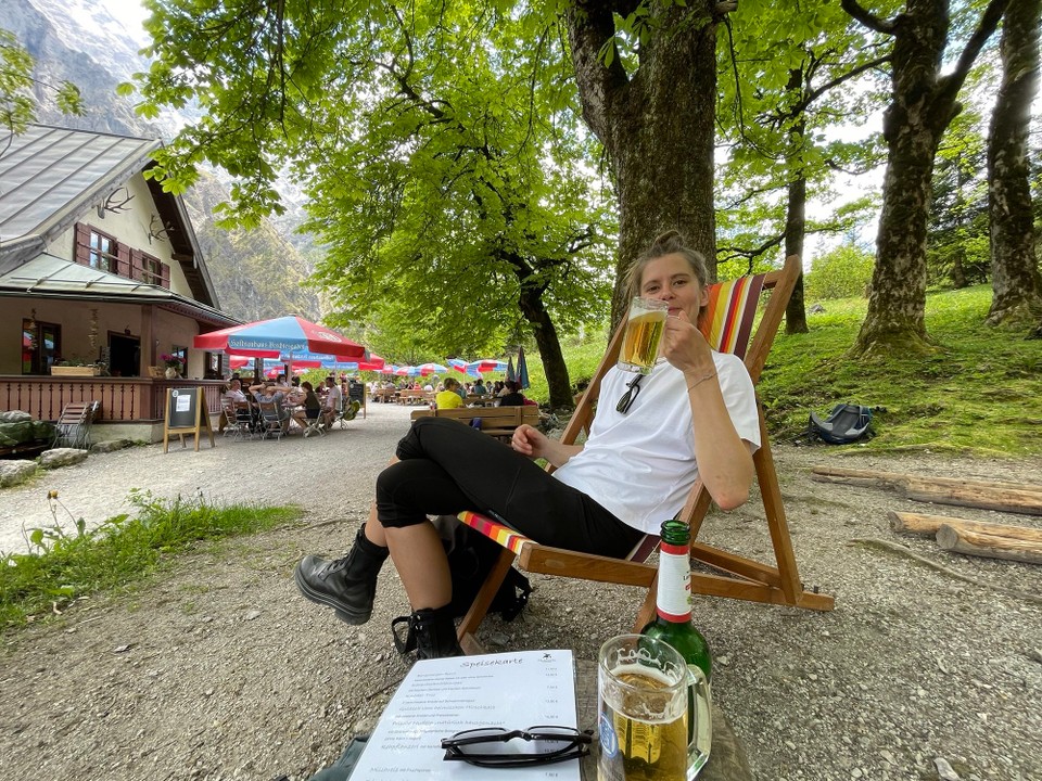 Deutschland - Ramsau bei Berchtesgaden - Natürlich alkoholfrei … haben ja noch Strecke. 