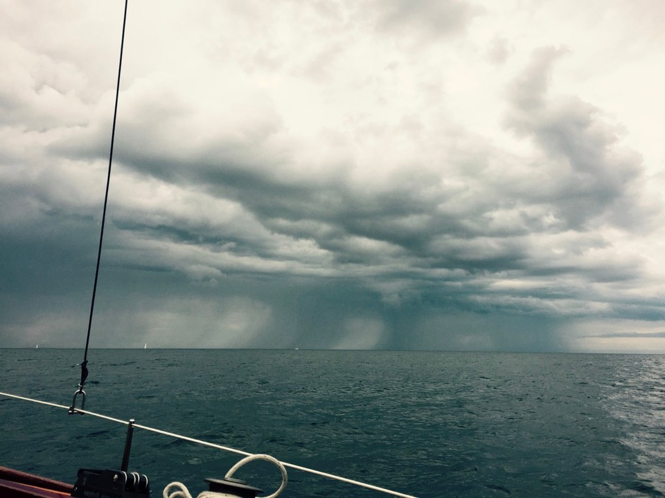 Kroatien - Trogir - Angsteinflößendes Wetter