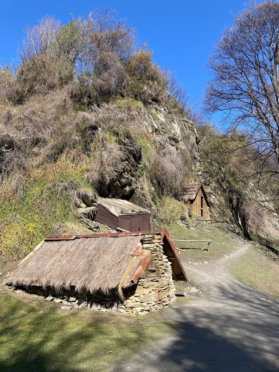 Neuseeland - Arrowtown - Zwischen den Häusern wurden Gemüsegärten angelegt, das Gemüse wurde dann an andere Goldschürfer verkauft