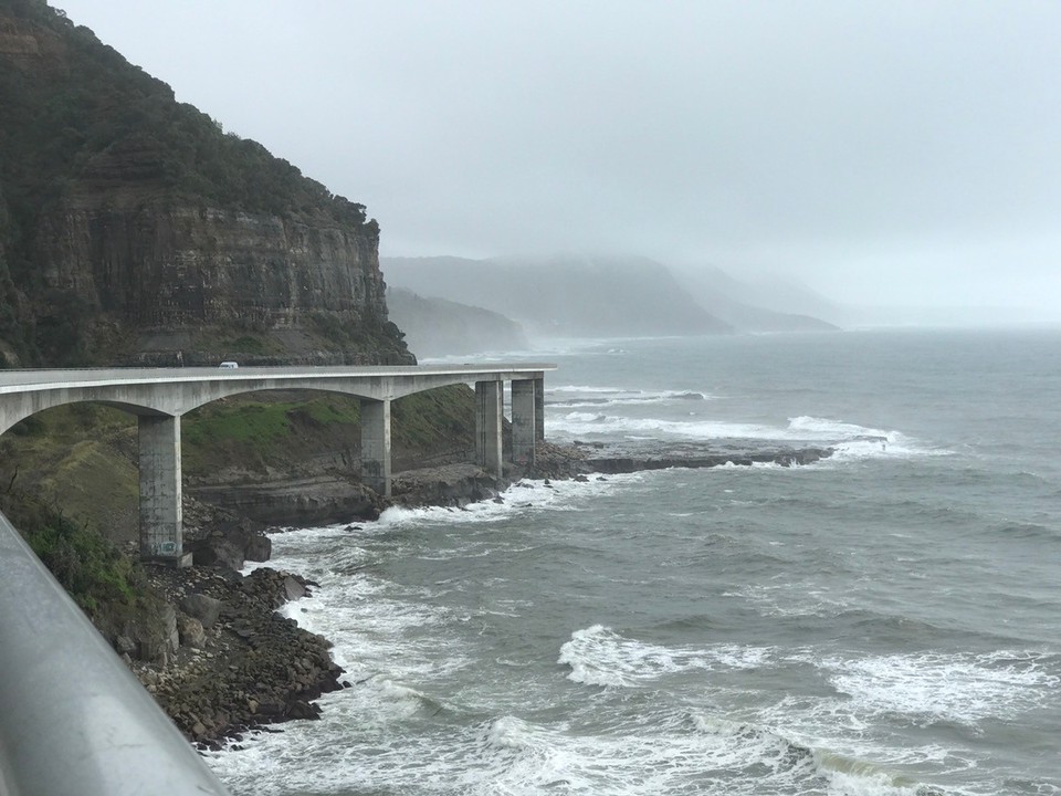 Australia - Barrack Point - Iconic Sea cliff bridge .. the day we were there!