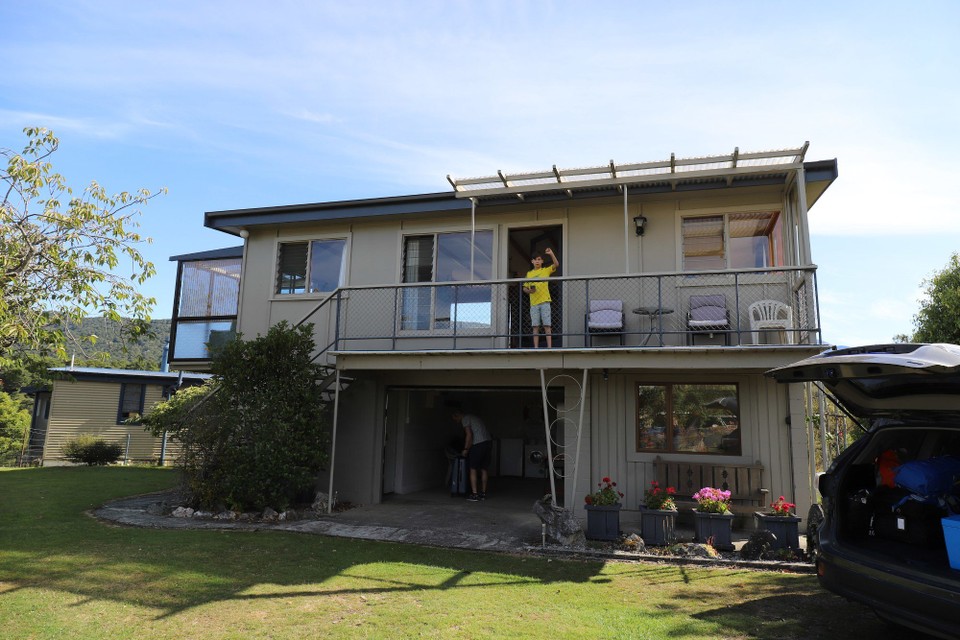 Neuseeland - Manapouri - Unsere Unterkunft für eine Nacht - ein tolles Haus...