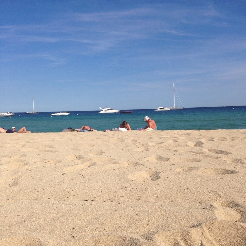 Frankreich - Saint-Tropez - Strand Pampelone Tropez...herrlich :)) Wasser Türkis und Azurblau 24 Grad geschätzt!