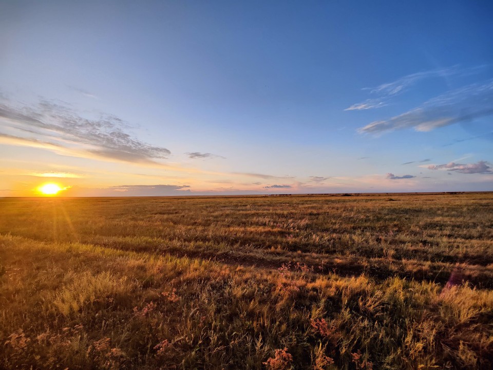 Kasachstan - Shaglak - Sonnenuntergang mit allen Sinnen fühlen