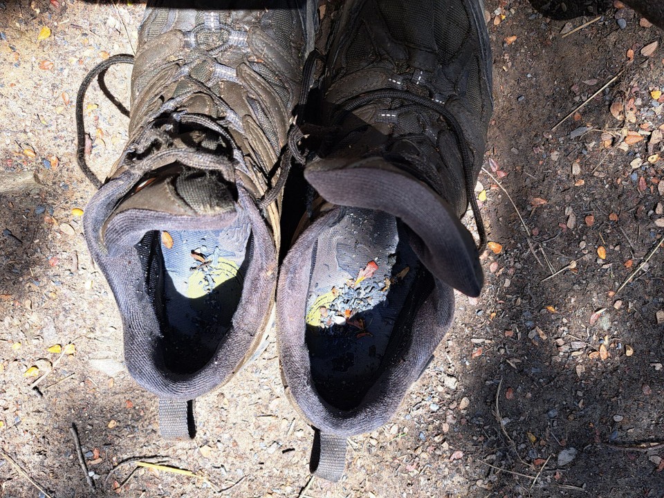 Neuseeland - John Creek - Viel Kies beim Flussqueren in den Schuhen 