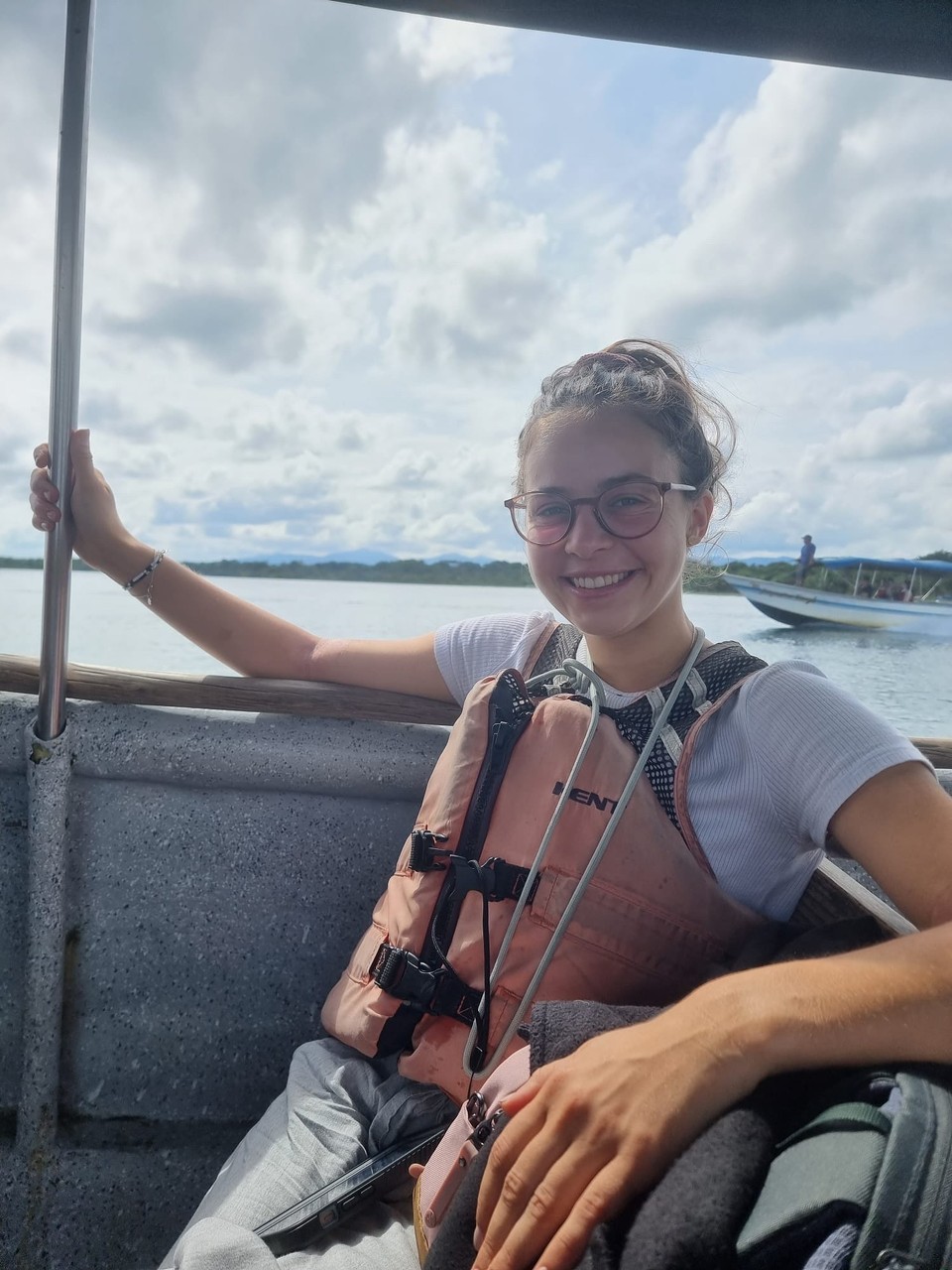 Panama -  - Anschließend ging es ca. 40 Minuten mit dem Boot weiter zu unserer Insel für die kommenden 1,5 Tage: Isla Diablo 🌴 