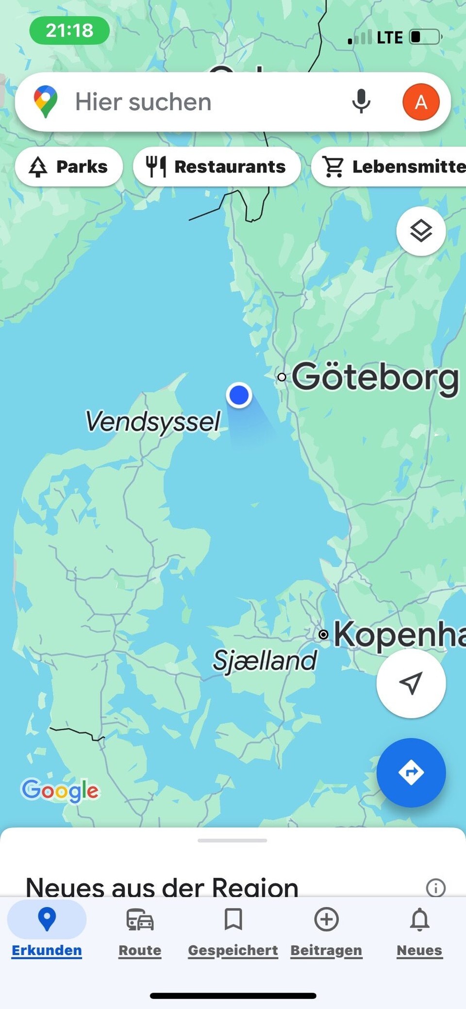 Deutschland - Kiel - Die Heimreise wieder auf dem Wasser