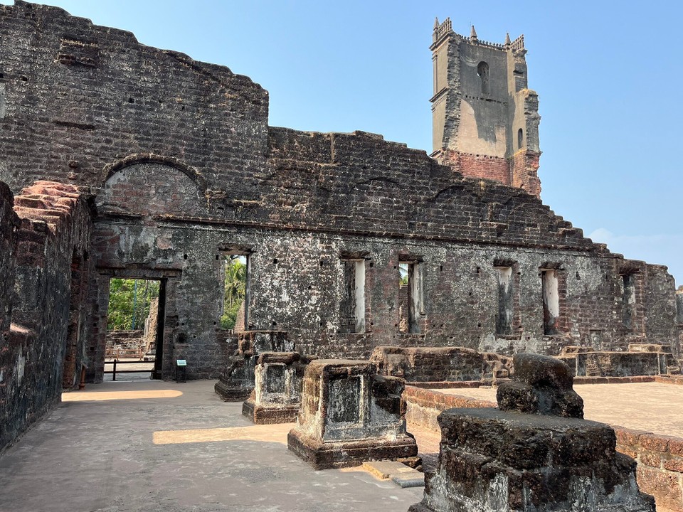 Indien - Canacona - Old Goa: St.Augustine Church