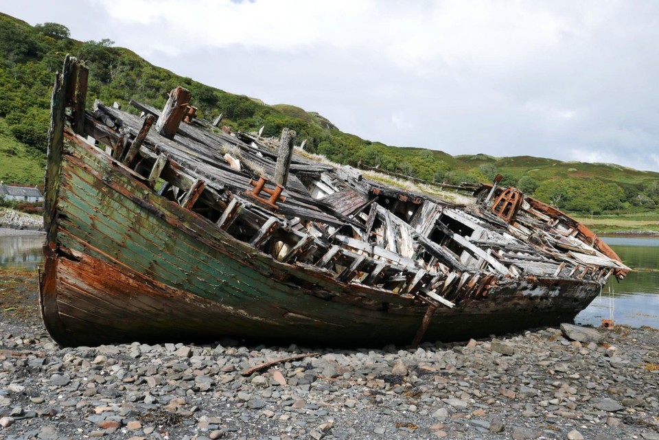 Vereinigtes Königreich - Kerrera - Schiffsfrack auf Kerrera
