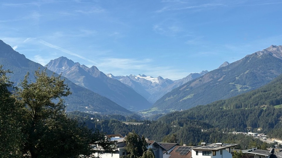 Italien - Sterzing - Blick auf Stubaital Gletscher 