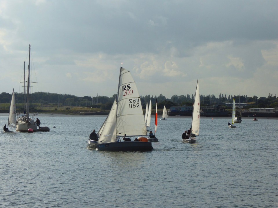 United Kingdom - Chelmsford - Suddenly lots of activity, with dinghy racing…