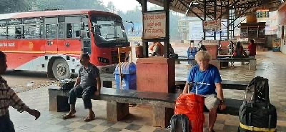 Indien - Gokarna - Busbahnhof Gokarna