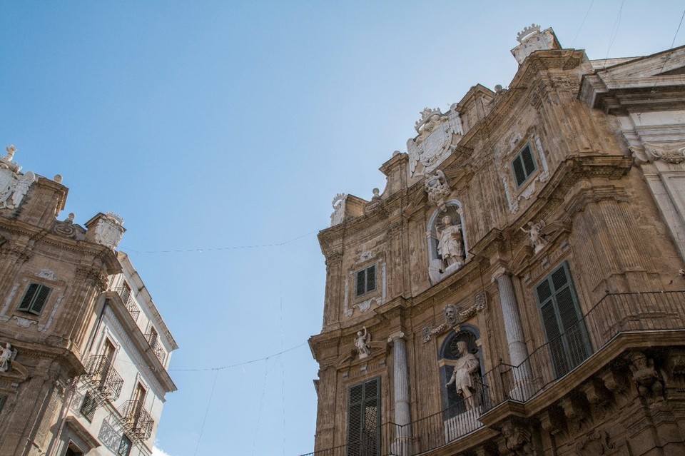 Italien - Palermo - Quattro Canti