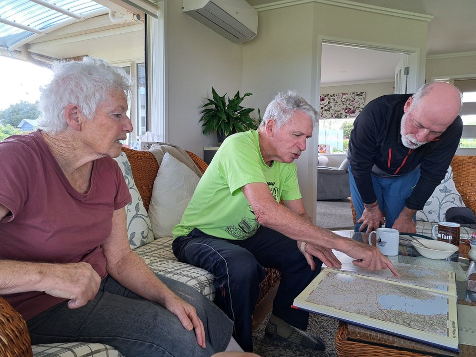 Neuseeland - Mercer - Janeiro, Doug und Jean-Paul 