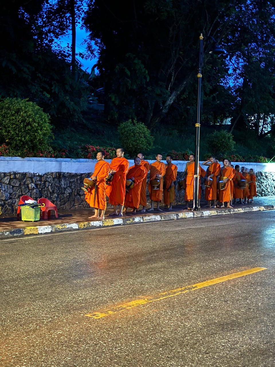 Laos - Luang Prabang - Morning Donations