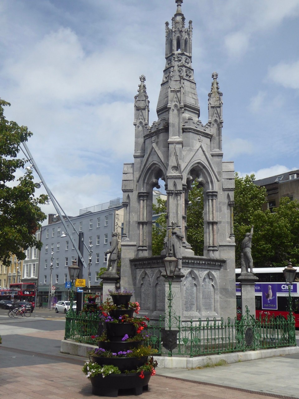 Ireland - Cork - The National Monument Grand Parade was erected to celebrate the Irish Patriots who died 1798 - 1897.