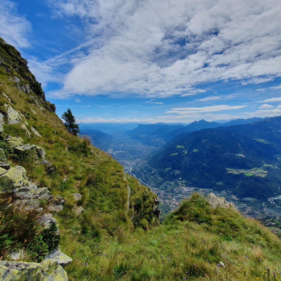 Italien - Meran - Das Panorama bleibt in Erinnerung.