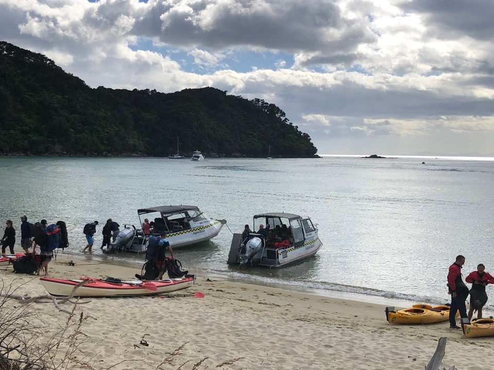Neuseeland - Marahau - Ankunft in der Bark Bay