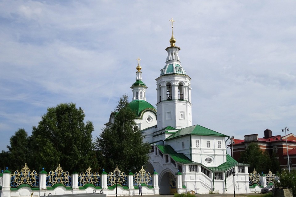 Russia - Tobolsk - Church in the old town