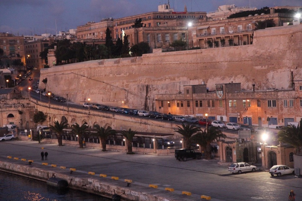 Malta - Valletta - Sind gerade beim Anlegen