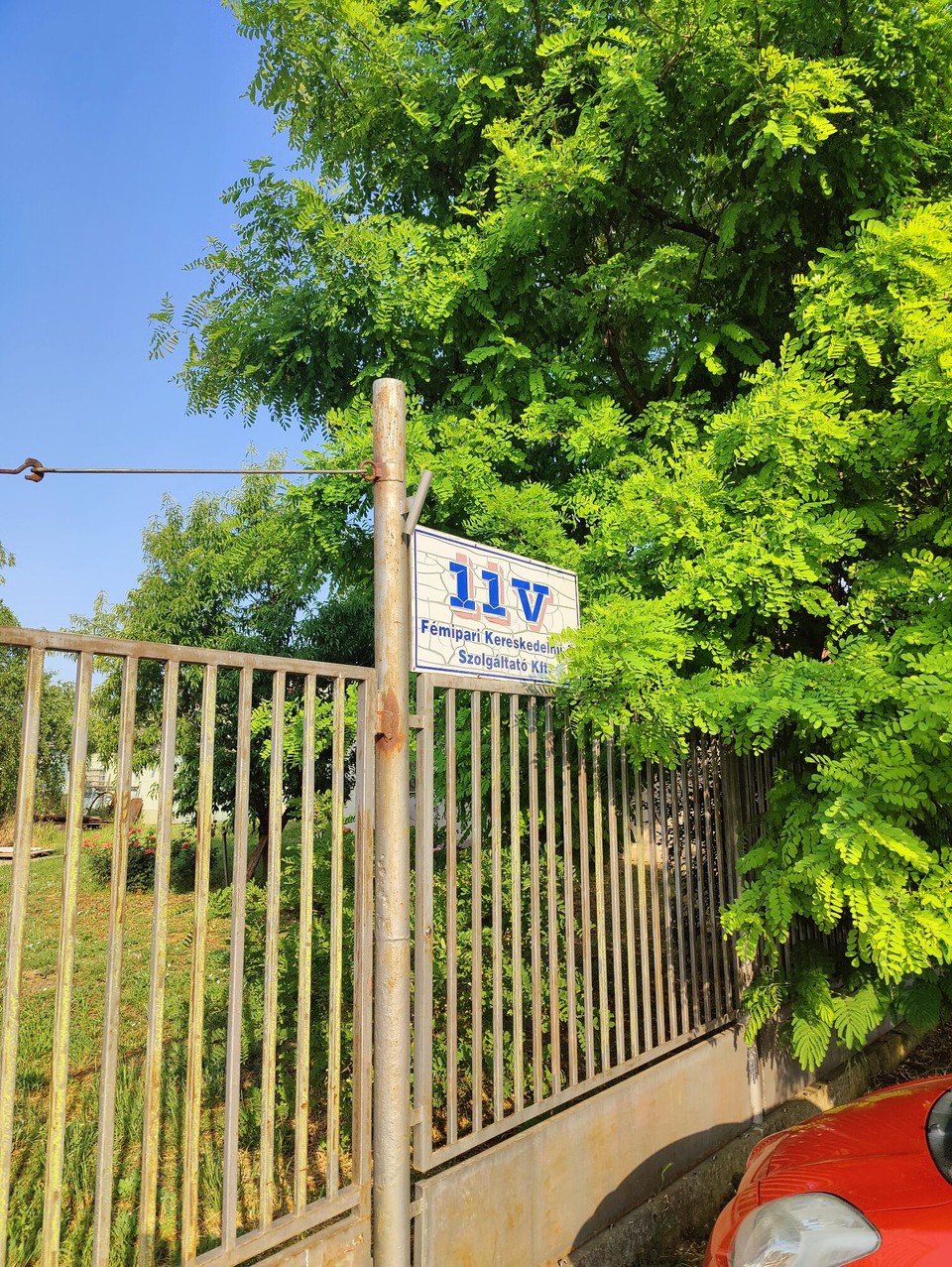Rumänien - Vărșand - Das ist die Firma mit dem sehr freundlichen Inhaber